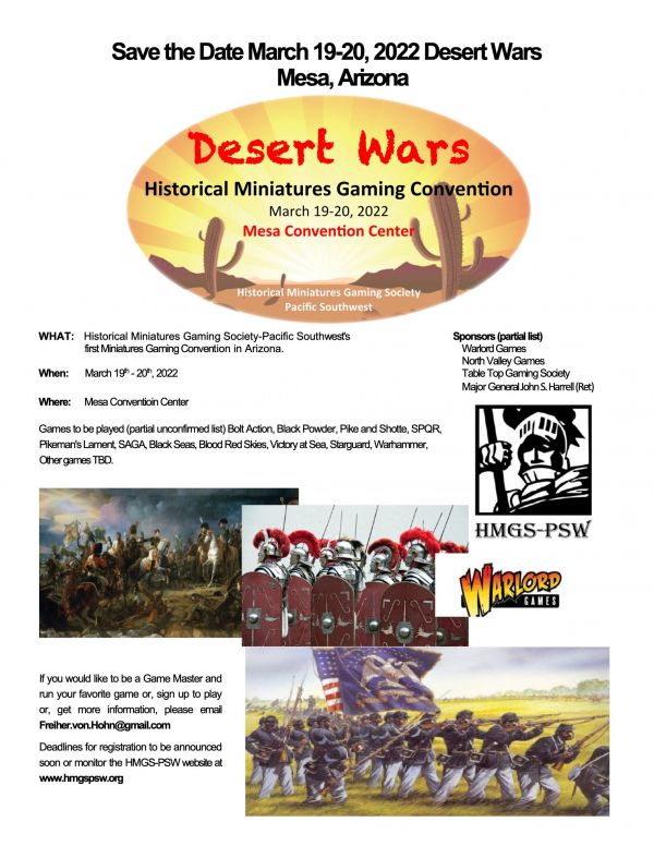 2022 Desert Wars Flyer
