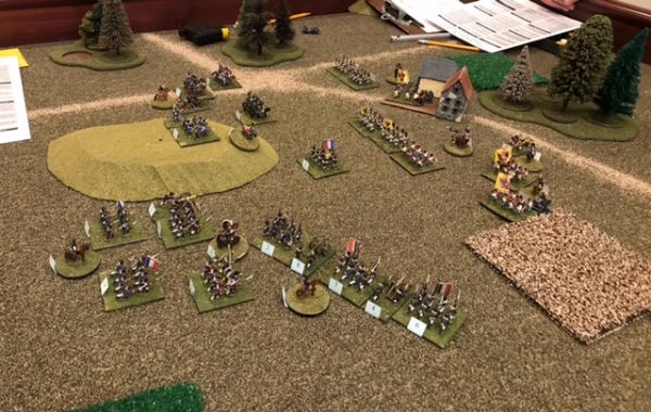 Volley & Bayonet practice game
French vs Austrians
